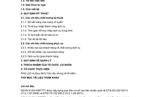 Quy chuẩn kỹ thuật quốc gia QCVN 81:2014/BTTTT về Chất lượng dịch vụ truy nhập Internet trên mạng viễn thông di động mặt đất IMT-2000