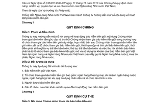 Thông tư 24/2014/TT-NHNN bảo hiểm tiền gửi Ngân hàng Nhà nước Việt Nam