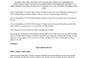 Thông tư 18/2014/TT-BTP bán đấu giá tài sản 53/2013/NĐ-CP Công ty Quản lý tổ chức tín dụng Việt Nam