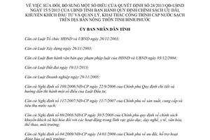 Quyết định 18/2014/QĐ-UBND sửa đổi 24/2013/QĐ-UBND ưu đãi đầu tư cấp nước sạch Bình Phước