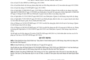 Quyết định 39/2014/QĐ-UBND trách nhiệm quản lý chất lượng công trình xây dựng Thái Nguyên