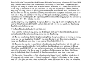 Chỉ thị 13/CT-UBND 2014 tăng cường phòng chống hạn hán sản xuất vụ Đông Xuân 2014-2015 Yên Bái