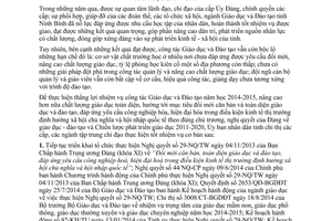 Chỉ thị 03/2014/CT-UBND nhiệm vụ trọng tâm công tác Giáo dục Ninh Bình 2014 2015