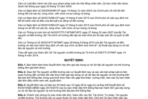 Quyết định 38/2014/QĐ-UBND đơn giá xây dựng cơ sở dữ liệu tài nguyên môi trường Đồng Nai