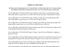 Thông tư liên tịch 26/2014/TTLT-BLĐTBXH-BTC-BGDĐT hướng dẫn quản lý tài chính trợ giúp xã hội Việt Nam
