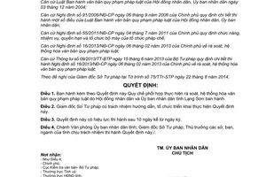 Quyết định 19/2014/QĐ-UBND rà soát hệ thống hóa văn bản quy phạm pháp luật