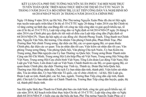 Thông báo 387/TB-VPCP NĂM 2014 kết luận Nguyễn Xuân Phúc triển khai Chỉ thị 35-CT/TƯ Luật tiếp công dân