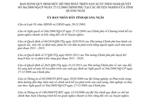 Quyết định 372/QĐ-UBND hỗ trợ phát triển sản xuất 30a/2008/NQ-CP huyện nghèo Quảng Ngãi 2014