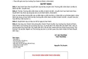 Quyết định 3879/QĐ-BYT 2014 tài liệu hướng dẫn chẩn đoán điều trị bệnh nội tiết chuyển hóa