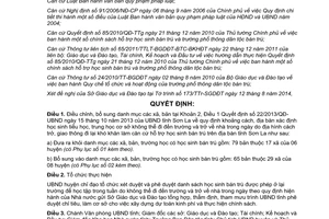 Quyết định 19/2014/QĐ-UBND điều chỉnh danh mục xã bản 22/2013/QĐ-UBND Sơn La