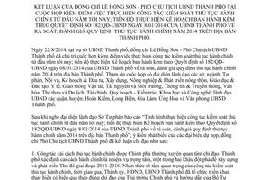 Thông báo 191/TB-UBND đánh giá công tác kiểm soát thủ tục hành chính năm 2014 Hà Nội