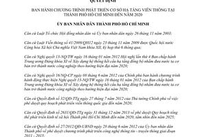 Quyết định 4429/QĐ-UBND 2014 phát triển cơ sở hạ tầng viễn thông Hồ Chí Minh
