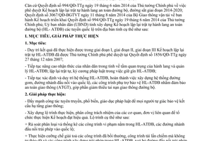 Kế hoạch 4281/KH-UBND năm 2014 hành lang an toàn đường bộ quốc lộ Bến Tre giai đoạn 2014 2020