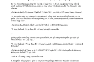 Công văn 12571/BTC-TCT 2014 chính sách thuế giá trị gia tăng sản phẩm gỗ rừng trồng Bộ Tài chính