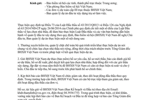 Công văn 3407/BHXH-KHĐT năm 2014 giám sát theo dõi hoạt động đấu thầu Bảo hiểm xã hội