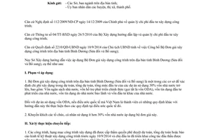 Công văn 1811/SXD-KTVLXD 2014 hướng dẫn áp dụng Bộ đơn giá xây dựng công trình Bình Dương
