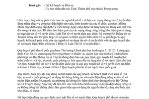 Công văn 2662/BTTTT-CTS năm 2014 phối hợp bộ ngành địa phương thẩm định dự án đầu tư vô tuyến điện