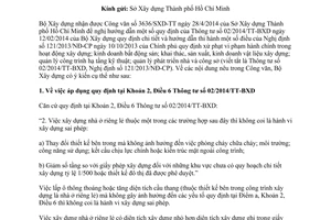 Công văn 2316/BXD-TTr năm 2014 hướng dẫn Nghị định 121/2013/NĐ-CP Thông tư 02/2014/TT-BXD