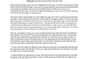 Công văn 13512/BTC-CST năm 2014 quy cách xây dựng hàng rào cứng khu phi thuế quan cửa khẩu