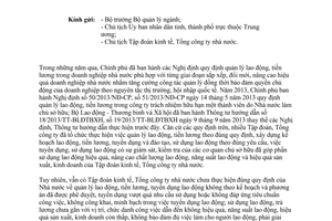 Công văn 3556/LĐTBXH-LĐTL năm 2014 quản lý lao động tiền lương Tập đoàn kinh tế Tổng công ty nhà nước
