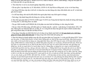 Công văn 11770/TCHQ-TXNK năm 2014 phân loại mặt hàng Modul LED P10 3 màu