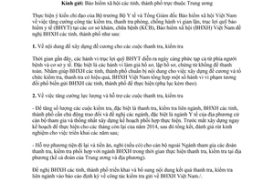 Công văn 3208/BHXH-KT năm 2014 tăng cường thanh tra liên ngành Bảo hiểm y tế