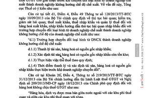 Công văn 3748/TCT-CS 2014 khấu trừ thuế giá trị gia tăng đối với doanh nghiệp chế xuất