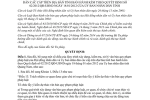 Quyết định 25/2014/QĐ-UBND sửa đổi kiểm tra xử lý văn bản quy phạm Quảng Nam 02/2012/QĐ-UBND