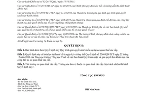 Quyết định 1718/QĐ-TCT 2014 Quy trình giải quyết đơn khiếu nại tại cơ quan Thuế các cấp