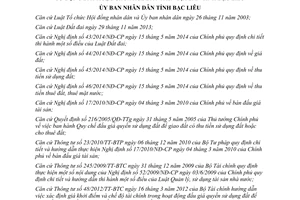 Quyết định 21/2014/QĐ-UBND đấu giá quyền sử đất giao đất có thu tiền sử dụng đất thuê đất Bạc Liêu