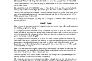 Quyết định 1745/QĐ-UBND 2014 bộ thủ tục hành chính thuộc Sở Xây dựng An Giang