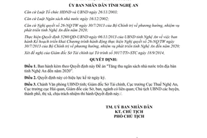 Quyết định 5181/QĐ-UBND năm 2014 Đề án Tăng thu ngân sách nhà nước Nghệ An đến 2020