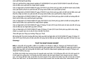 Thông tư 151/2014/TT-BTC hướng dẫn 91/2014/NĐ-CP sửa đổi bổ sung Nghị định quy định thuế