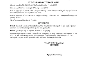 Quyết định 2177/QĐ-UBND 2014 Quy chế phối hợp giải quyết nuôi con nuôi có yếu tố nước ngoài Quảng Trị