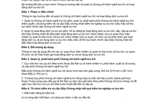 Thông tư 09/2014/TT-BNV hướng dẫn quản lý Chứng chỉ hành nghề lưu trữ dịch vụ lưu trữ