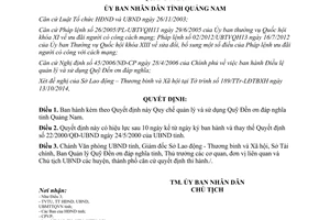 Quyết định 32/2014/QĐ-UBND Quy chế quản lý sử dụng Quỹ Đền ơn đáp nghĩa Quảng Nam