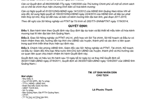 Quyết định 30/2014/QĐ-UBND lập dự toán kiên cố hóa kênh mương loại III Quảng Nam