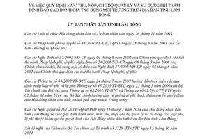 Quyết định 42/2014/QĐ-UBND Phí thẩm định báo cáo đánh giá tác động môi trường Lâm Đồng