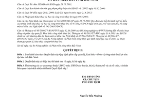 Quyết định 452/2014/QĐ-UBND phân cấp quản lý khai thác bảo vệ công trình thuỷ lợi Bắc Ninh