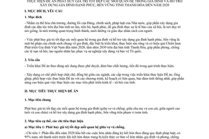 Kế hoạch 138/KH-UBND 2014 phát huy giá trị tốt đẹp hỗ trợ xây dựng gia đình hạnh phúc bền vững Thanh Hóa 2020