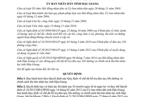 Quyết định 30/2014/QĐ-UBND chế độ hỗ trợ đào tạo bồi dưỡng chính sách thu hút nhân lực Hậu Giang