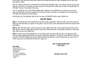 Quyết định 2217/QĐ-UBND 2014 đất ở đất sản xuất nước sinh hoạt đồng bào dân tộc thiểu số Lâm Đồng