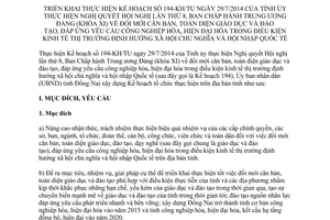 Kế hoạch 10046/KH-UBND 2014 đổi mới căn bản toàn diện giáo dục đáp ứng công nghiệp hóa hiện đại hóa Đồng Nai