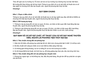Thông tư 57/2014/TT-BGTVT cơ sở vật chất cơ sở dạy nghề đào tạo thuyền viên người lái phương tiện thủy nội địa