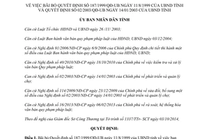 Quyết định 21/2014/QĐ-UBND bãi bỏ 187/1999/QĐ-UB 02/2003/QĐ-UB tổ chức quản lý chợ Bình Phước