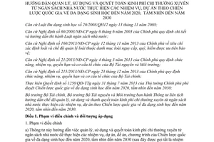 Thông tư liên tịch 160/2014/TTLT-BTC-BTNMT quản lý sử dụng thanh quyết toán ngân sách thực hiện đa dạng sinh học