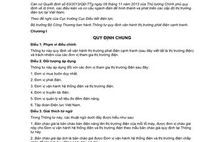 Thông tư 30/2014/TT-BCT quy định vận hành thị trường phát điện cạnh tranh