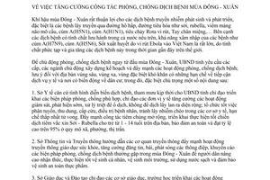 Chỉ thị 16/CT-UBND 2014 tăng cường công tác phòng chống dịch bệnh mùa Đông Xuân Quảng Trị