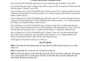 Quyết định 47/2014/QĐ-UBND tiêu chuẩn trường Trung học cơ sở chất lượng cao Hà Nam