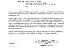 Công văn 11918/TCHQ-GSQL năm 2014 thanh khoản tờ khai xuất khẩu đăng ký sai loại hình